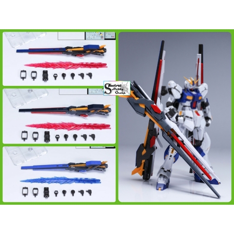 Phụ kiện EW Long Range Fin Funnel RX93FF Nu Hi-Nu cho các loaị gundam RG EG 1/144 (kèm decal+base)