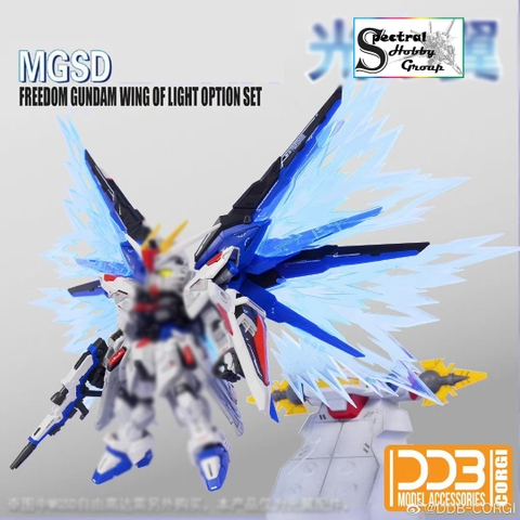 Phụ kiện mô hình Fluorescence light wing effect cho MGSD FREEDOM - DDB model
