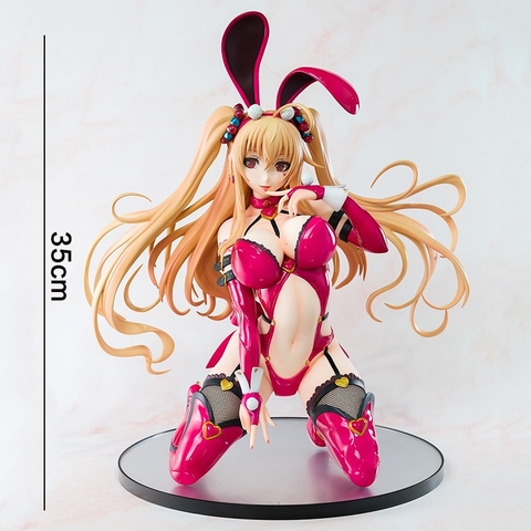 Mô hình nhân vật 35CM 1/4 Caroline Yuri Bunny Girl Anime Figure