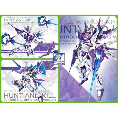 Mô hình lắp ráp MG 1/100 Hunter Hunt kill Air Combat enhanced weapon XH01 Supernova (kèm Decal/Base/Effect)