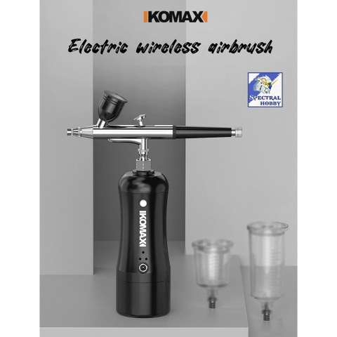 Bộ máy sơn KOMAX Compressor Air Pump mini handheld portable