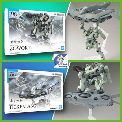 Mô hình lắp ráp HG 1/144 Zowort - Tickbalang Gundam Witch Mercury HGWM bandai