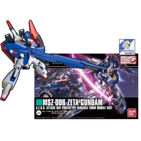 Mô hình lắp ráp HG 1/144 MSZ-006 Zeta Gundam HGUC 203 bandai