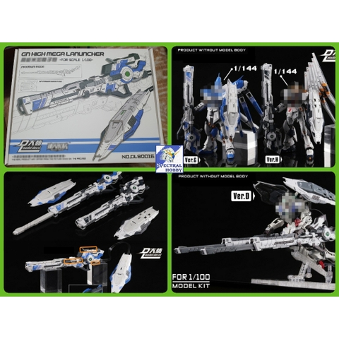 Phụ kiện mô hình GN HIGH MEGA LAUNCHER cho MG MB RG Gundam (Exia 00Q ASTRAEA NU HI NU ...)