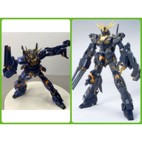 Mô hình lắp ráp MG 1/100 GUNDAM 02 BANSHEE VN-BS 6639 | 6639S TITANIUM FINISH daban