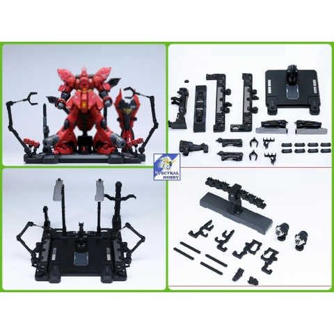 Phụ kiện EWRG026 Base Stand Hangar Missionpack Hanger cho mô hình HG RG Sazabi và các loại tương tự