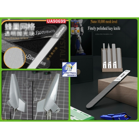 Dụng cụ USTAR STEDI dũa nhám siêu mịn Small Particle Ultra Fine Polishing File Glass Sanding UA90699 tool