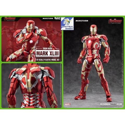 Mô hình lắp ráp Ironman MK43 Marvel Avengers Iron Man Mark XLIII 1/9 Civil War Morstorm