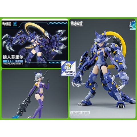 Mô hình lắp ráp ATKGIRL 1/12 Fenrir wolf girl armor Valeris machine 12 EASTERN MODEL
