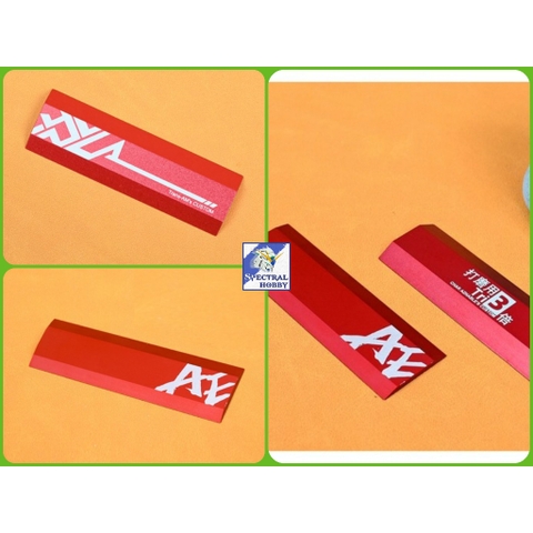 Dụng cụ Kẹp nhám dán LAZY shiki thanh tấm mài hợp kim Aluminium Alloy Grinding Stick sanding