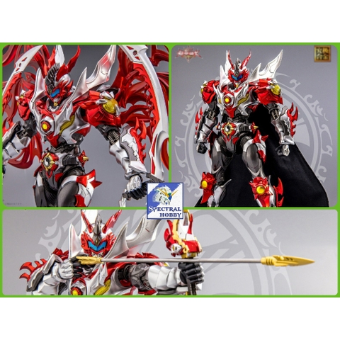 Mô hình Khải giáp Viêm long Emperor Armor Hero Flame Dragon Man METAL BUILD SNAP HeatBoys Kamen Rider