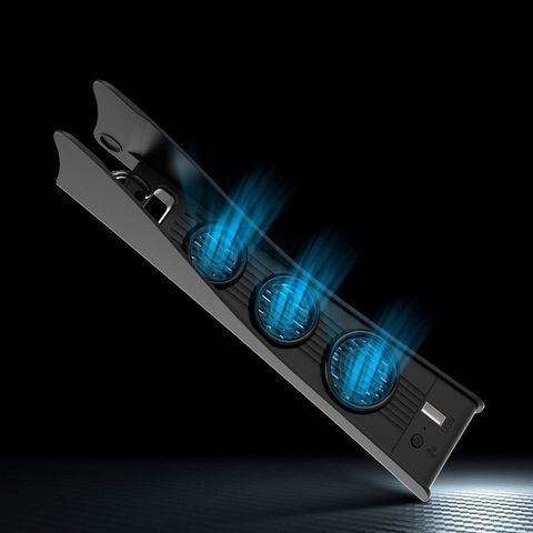 Bộ Điều Khiển Tản Nhiệt IPEGA PG-P5017 Cho P5 Quạt Làm Mát USB PS5 Với ​​3 Quạt kèm giá đỡ tai nghe