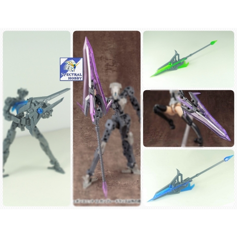 Phụ kiện MSG Heavy Weapons Unit MH-12 Gunblade Lance Heavy Weapon cho HG RG 1/144 Figure 1/12
