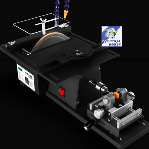 Máy mài khoan cắt cưa bàn đa năng 2500W desktop table grinding cutting mini table saw LONGXIANG