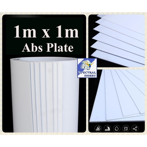 Nhựa ABS Pla Plate làm mô hình độ mod DIY custom 1m x 1m