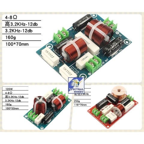 Mạch âm thanh phân tần 2 đường tiếng 80w 120w 150w 200w HYPA Speaker Crossover 2 Way High-Low