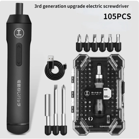 Máy khoan vặn vít mini Greener Pro Max 3rd siêu khoẻ Máy khoan vặn vít Greener Pro-Max 3rd Electric Screwdriver Rechargeable Small Hand Drill