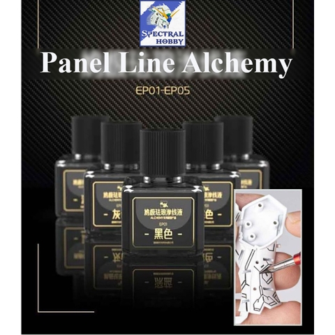 Dụng cụ ALCHEMY dung dịch kẻ Panel Line Accent Color Weathering Bleeding Stain Washing Enamel EP