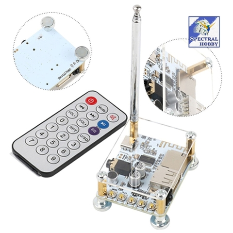 Mạch âm thanh MP3 player HiFi Bluetooth 5.0 Lossless Audio Receiver FM Radio TF USB Remore Amplifier