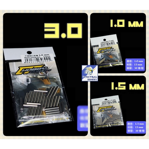 Phụ kiện Thanh đóng cọc ống thủy lực custom cho mô hình GK Stainless Steel Piling Rod metal piston pin Support