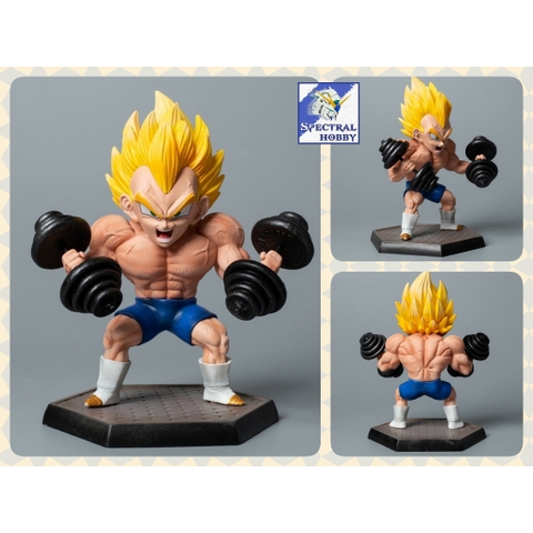 Mô hình tĩnh DRAGON BALL Fitness Vegeta Ca Đíc CHIBI CUTE các loại Statue Figure handmade