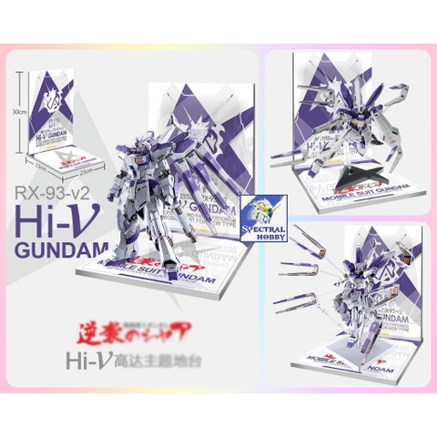 Đế Base Stand THEME FLOOR BACKDROP cho mô hình HiNu Rx93 Hi-nu mg hg rg (không kèm mô hình)