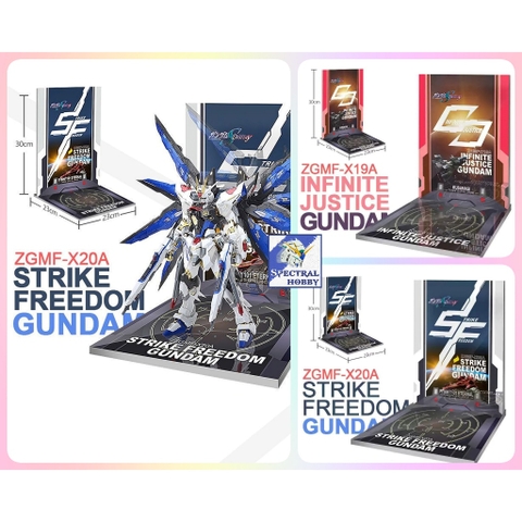 Đế Base Stand THEME FLOOR BACKDROP Strike Freedom Infinite Justice mg hg rg (không kèm mô hình)