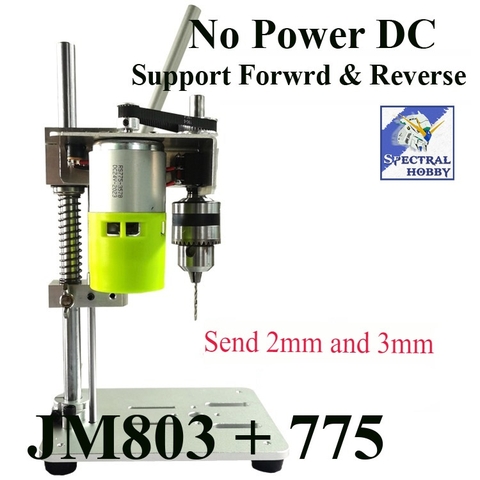 Máy khoan dọc JM803 bàn 775 Table Mini Drill Press Wood PCB Punching (đọc kĩ trước khi mua)