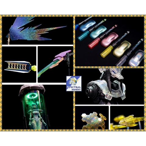 Bút sơn Hobby MIO gundam marker pearl color (silver gold red green blue) paint