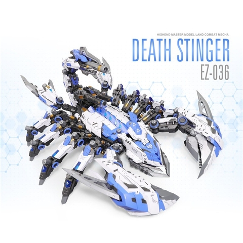 Mô hình lắp ráp Zoid ZA Death Stinger Scorpion bọ cạp EZ-036 BLUE & WHITE COLOR EDITION