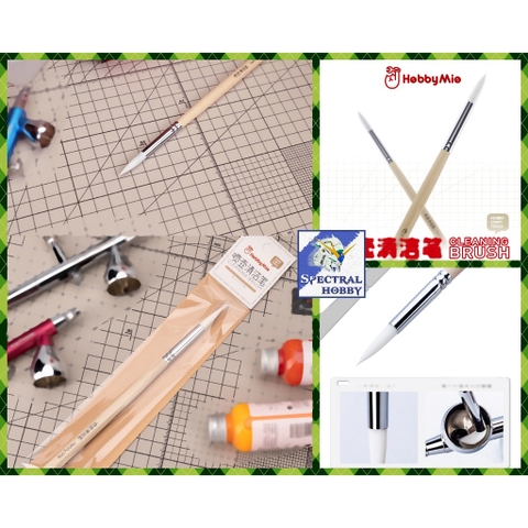 Dụng cụ bút cọ Hobby MIO vệ sinh mô hình bút sơn clean brush