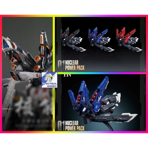 Phụ kiện mô hình NUCLEAR POWER PACK 1/100 backpack cho các mô hình MG RG HG FM