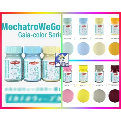 Sơn mô hình Gaia MechatroWego Chubu paint lacquer ROBOT COLOR WG01-WG08 series