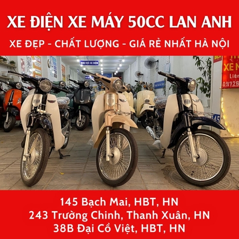 Cub 50 Ally New SE đèn LED 2 tầng