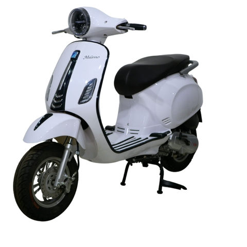 Xe ga 50cc Saki Milano đèn tròn 2025