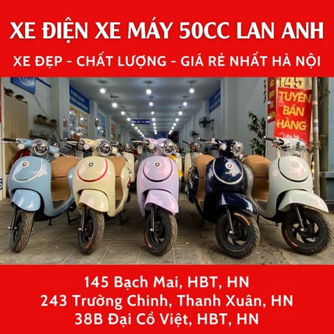 Xe ga Giorno 50cc Golden đèn LED bi cầu