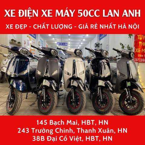 Xe máy điện Prima Vera S đèn kim cương