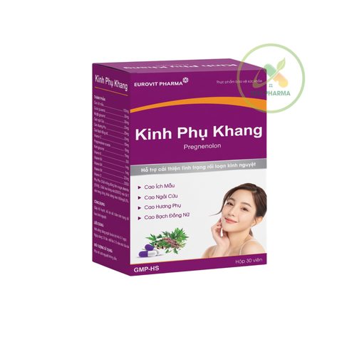 Kinh Phụ Khang - Bổ Huyết, Cải Thiện Rối Loạn Kinh Nguyệt (Hộp 30 viên)