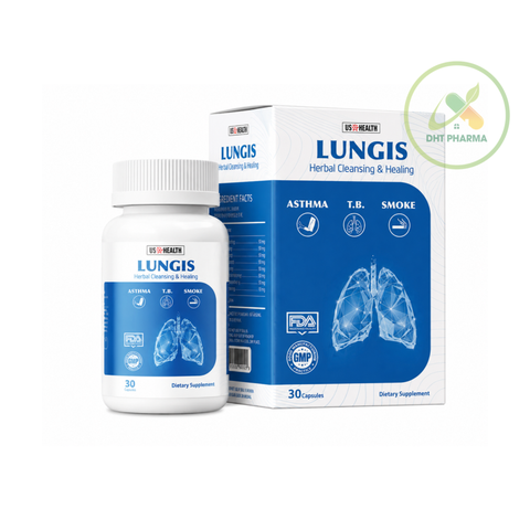 LUNGIS Herbal Cleansing & Healing - Viên Uống Hỗ Trợ Chăm Sóc Hệ Hô Hấp, Hỗ Trợ Giảm Ho Và Long Đờm Lọ 30 viên
