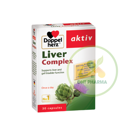 Aktiv Liver Complex hỗ trợ cải thiện chức năng gan và hỗ trợ gan khỏe mạnh (Hộp 30 viên)