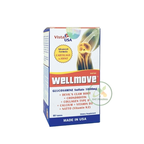 Bổ khớp WELLMOVE Vista USA hỗ trợ trơn ổ khớp, giảm đau mỏi khớp