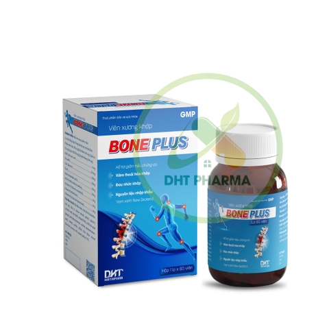 Viên Xương Khớp BONE PLUS - Hỗ Trợ Giảm Đau Khớp (Hộp 1 lọ x 60 viên)