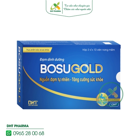 Đạm dinh dưỡng Bosugold Tăng cường sức khỏe (Hộp 3vỉ x 10 viên)