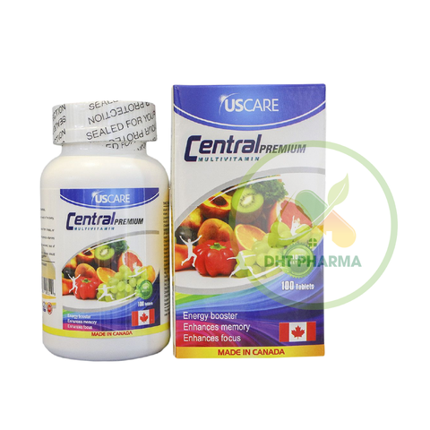 Central MultiVitamin Premium bổ sung vitamin và khoáng chất phục hồi sức khỏe (Hộp 100 viên)
