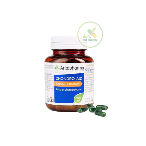 TPBVSK CHONDRO-AID 100% Articulation Bổ sung glucosamin, Hỗ trợ khớp vận động linh hoạt (hộp 60 viên)