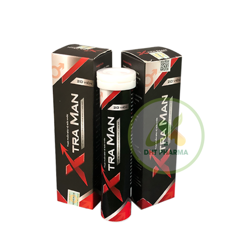 Xtraman Hỗ trợ bổ thận tráng dương tăng sinh lý nam giới (Hộp 20 viên sủi)