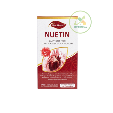 Viên Uống Hỗ Trợ Sức Khỏe Tim Mạch Ultra Health Nuetin (Hộp 30 Viên) - Nhập Khẩu New Zealand