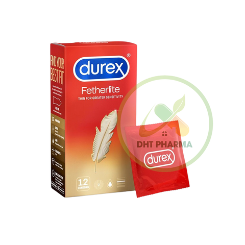 Bao cao su Durex Fetherlite thiết kế mỏng ôm sát thêm gần nhau