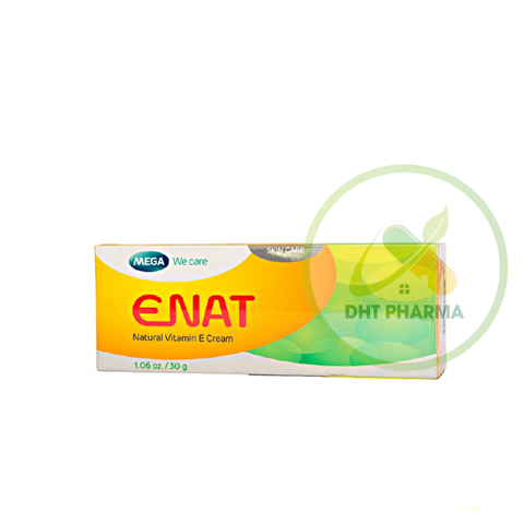 Kem Dưỡng Ẩm, Mờ Vết Nhăn ENAT Natural Vitamin E Cream (Tube 30g)