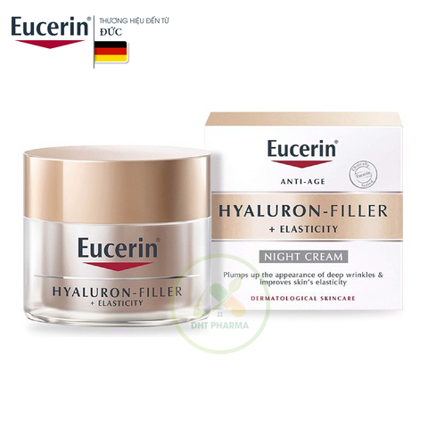 Kem dưỡng đêm giảm nếp nhăn sâu & chảy xệ Eucerin Elasticity Night (Hộp 50ml)